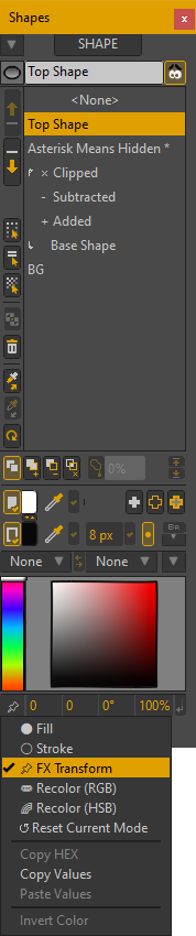 TWEAK Menu